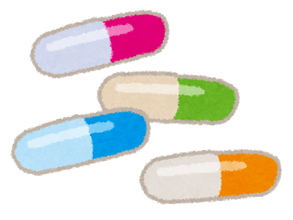 薬のイラスト「カプセル」 | かわいいフリー素材集 いらすとや