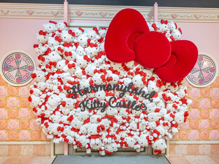 キティがいっぱいの「フォトスポット」2
