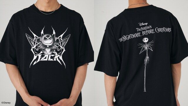 ナイトメアー・ビフォア・クリスマス 「Rockstyle Tee」 6,490円（税込）