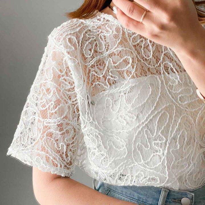 画像: 涼しげなシアー素材も可愛いっ！