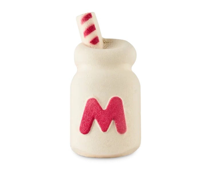 サンリオ コスメ コラボ LUSH ミルクボトル バブルバー