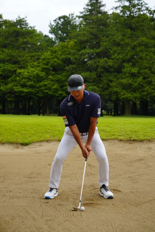 バンカーの正しい構えの作り方！大西翔太コーチがわかりやすく解説