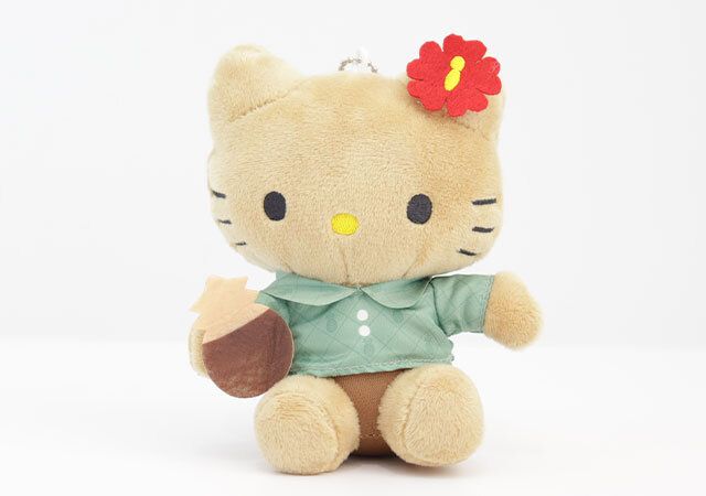 ホノルルクッキー日焼けキティぬいぐるみチャーム