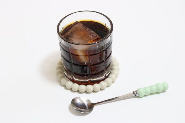 セリアのPPコースターバンピー 10cmとシュガースプーンバンピー H14cmの使用例