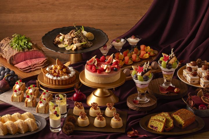 グランドニッコー東京ベイ 舞浜「ル・ジャルダン」オータムスイーツブッフェ