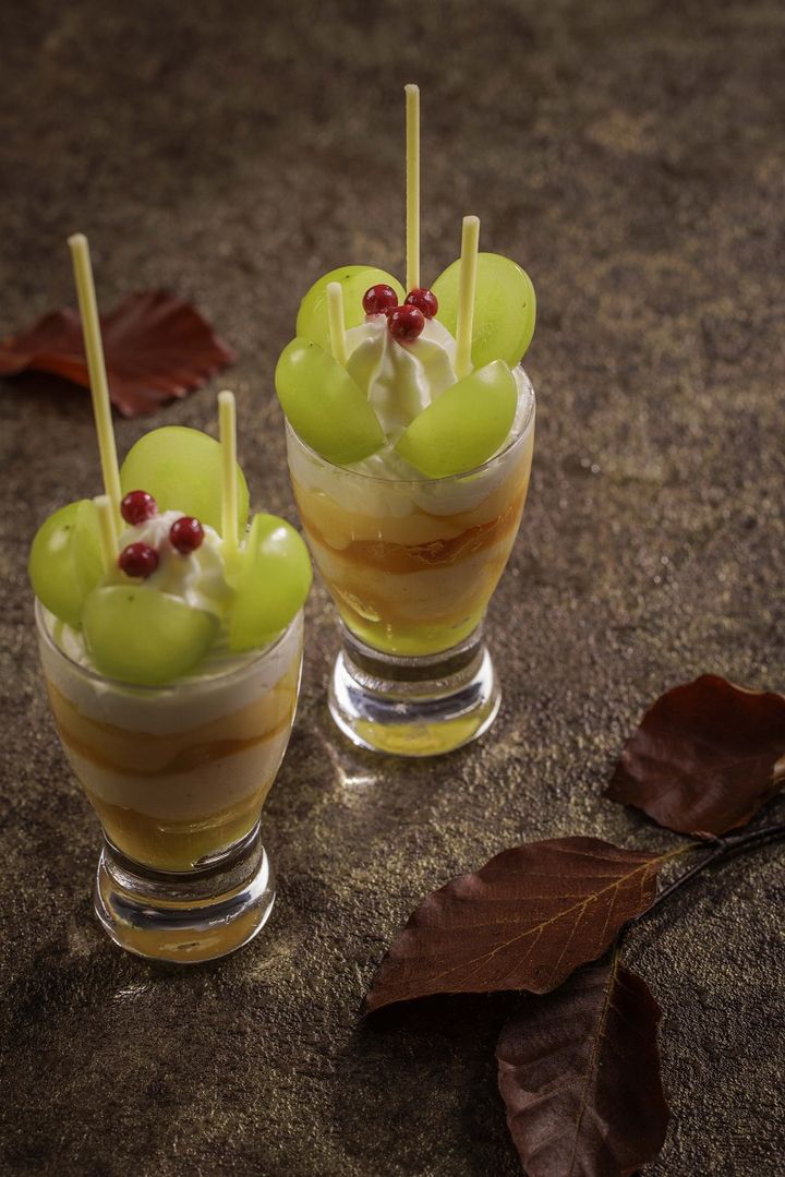 シャインマスカットのトライフル