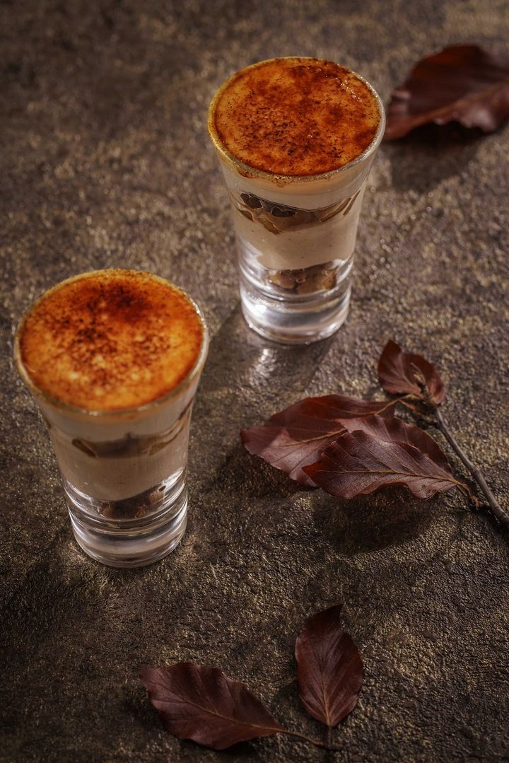 りんごとラムレーズンのキャラメリゼ