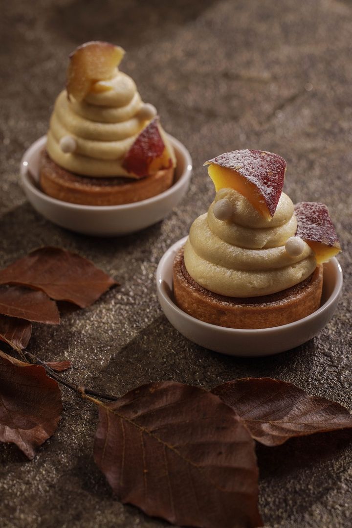 さつま芋のモンブランタルト