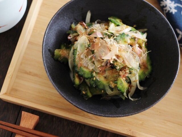 ごま香るゴーヤのおかか和え