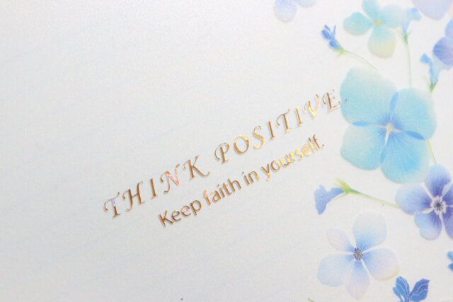 リングノート（フラワー、A5、50枚） ロゴ