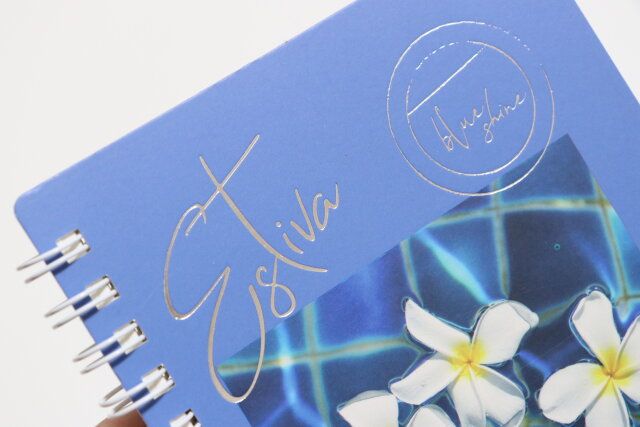 韓国風フラワーリングノート（A6、50枚） デザイン