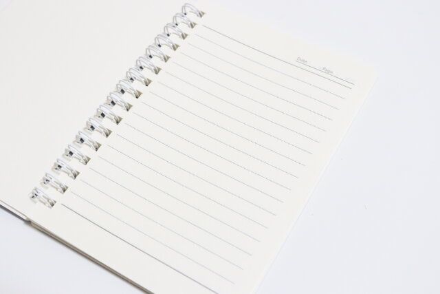 韓国風フラワーリングノート（A6、50枚） 罫線