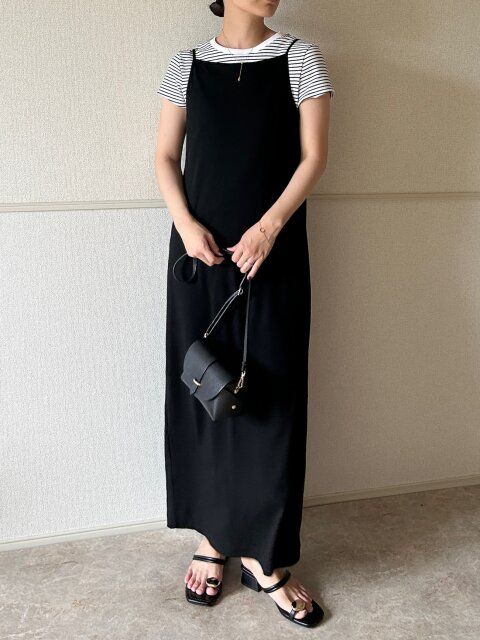 Style③1枚重ねで即キマる！キャミワンピの大人レイヤード術