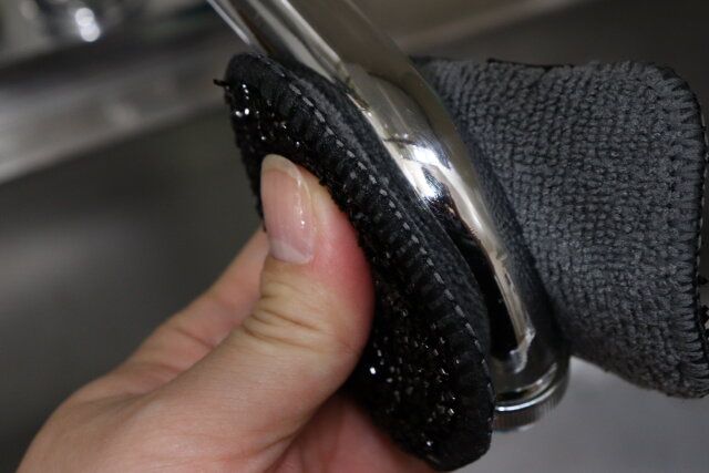 セリアマイクロファイバー蛇口掃除