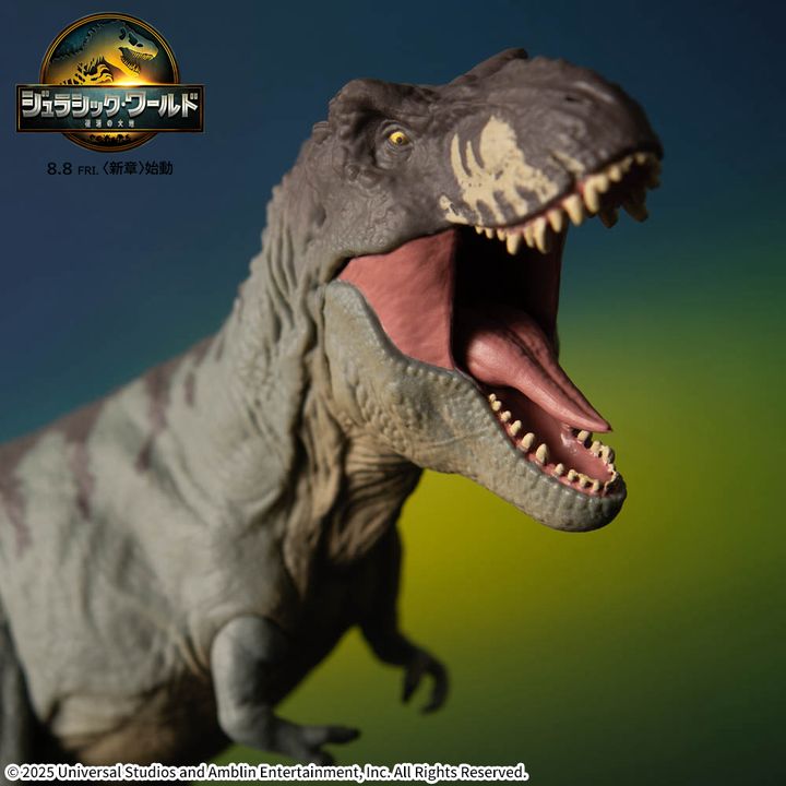 ジュラシック・ワールド／復活の大地 ACT/CUT プレミアムフィギュア“T.REX” アップ