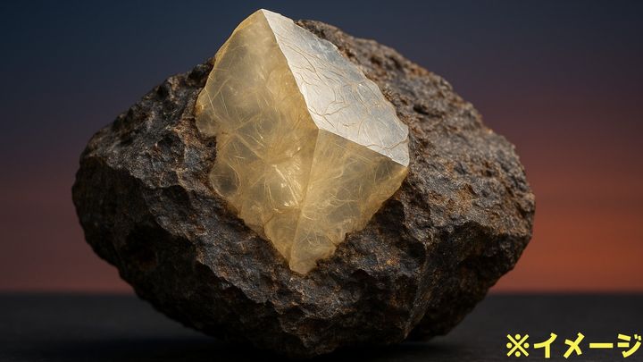 隕石の中にある特殊な鉱物に着目