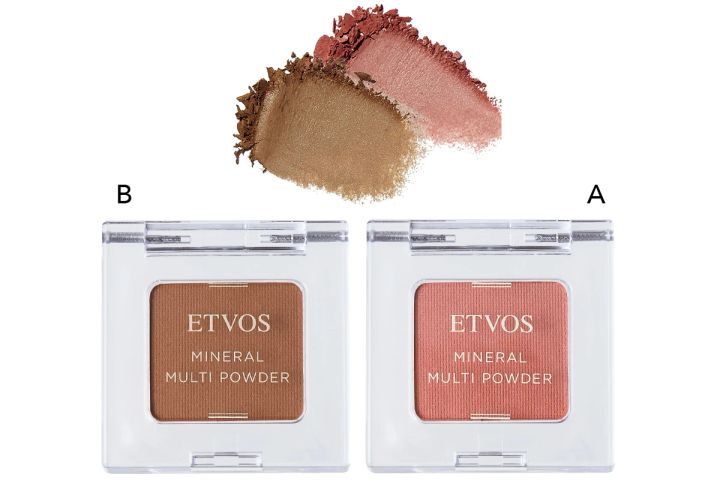 洒落たムードを漂わせる陰影チーク 使用コスメ