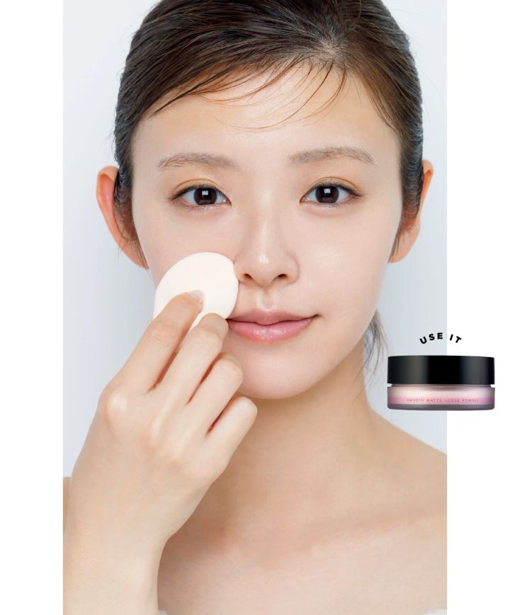 6.パウダーは全顔でなくパーツ塗り