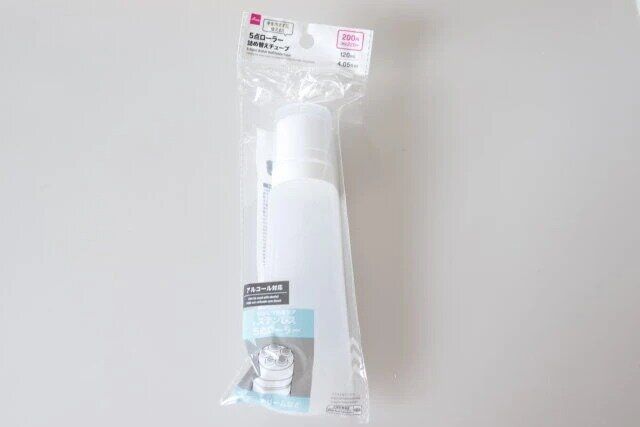 ダイソーの5点ローラー詰め替えチューブ（120mL）のパッケージ