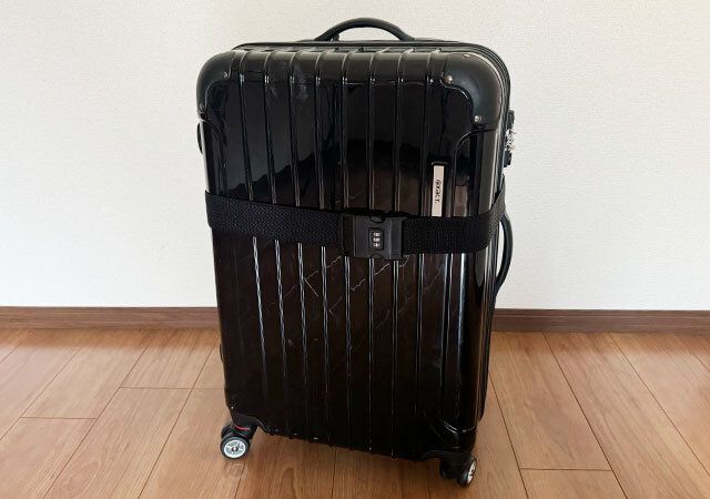 スーツケースベルト（ダイヤル式） 使用例