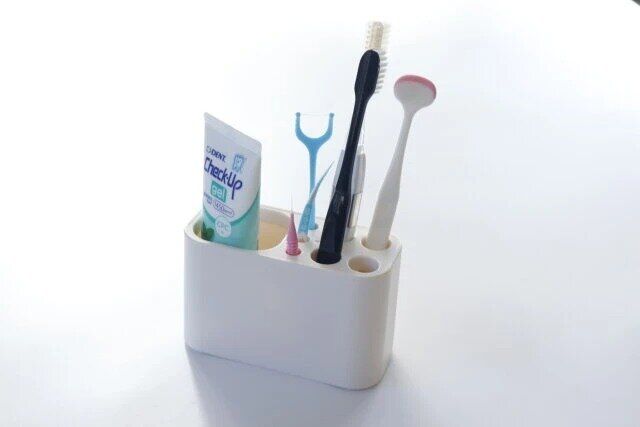 ダイソーの電動歯ブラシを収納できる歯ブラシスタンド