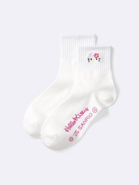 2025夏guサンリオカオハナシリーズソックスハローキティ