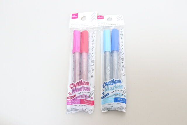 ふちどりマーカー パッケージ