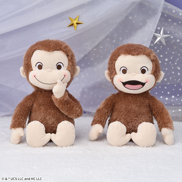 おさるのジョージ 赤いほっぺ Lぬいぐるみ ピュアキラVer.