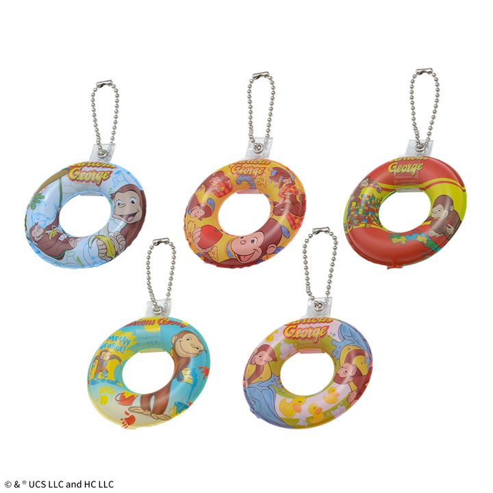 おさるのジョージ 浮き輪チャーム