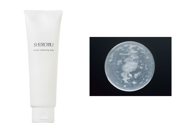 08：SHIRORU わずかに白濁するけれど溶け残りがやや多い。丁寧に洗い流したい感じ。