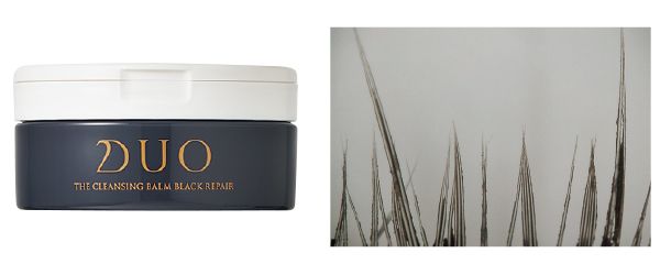 10：デュオ キレイに落ちているところもあるけれど、部分的にマスカラが見られるので、やや残る感じ。