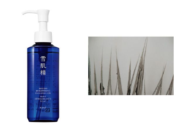 09：雪肌精 全体的な印象としては落ちているけれど、よく見ると部分的に残っている箇所がある。