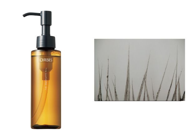 05：オルビス マスカラは落ちてはいるけれど、部分的にうっすら残っているので、丁寧に落とそう。