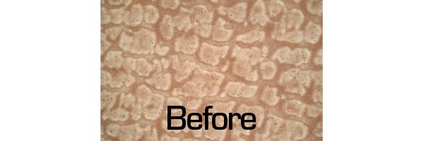 肌色の合成皮革 Before