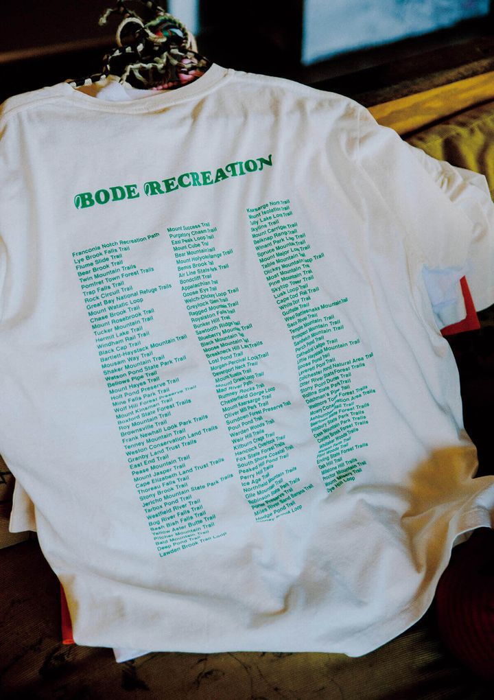 〈Bode Rec.〉のTシャツ