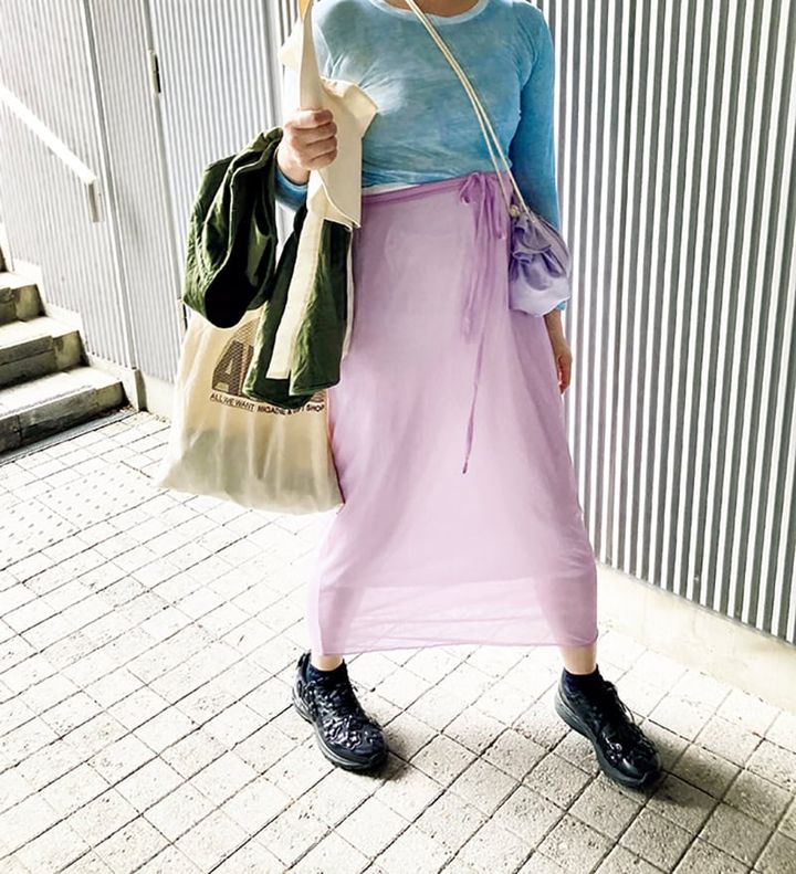 baserangeのポシェットで夏コーデ