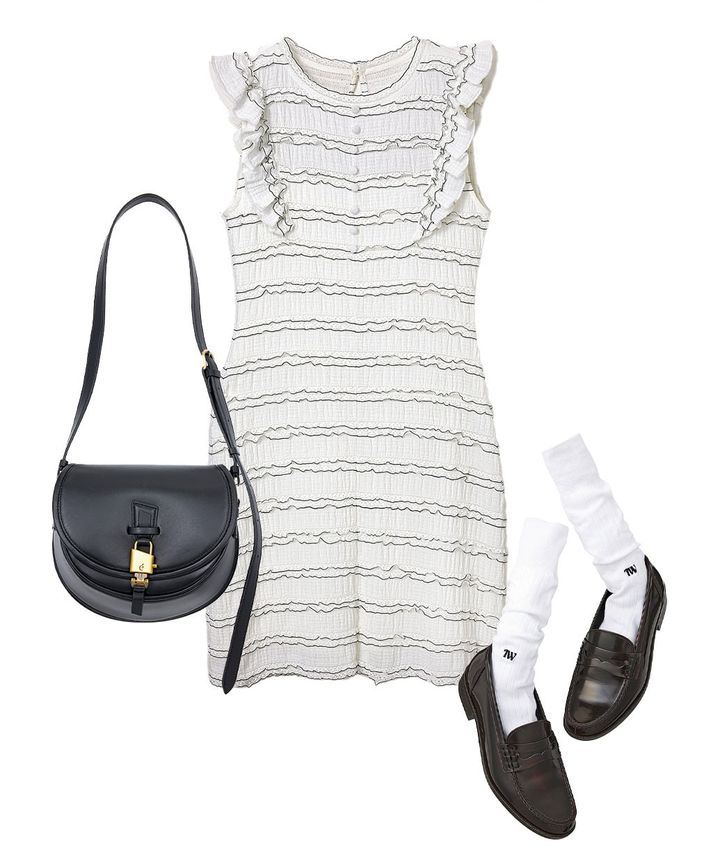 ミニワンピコーデ