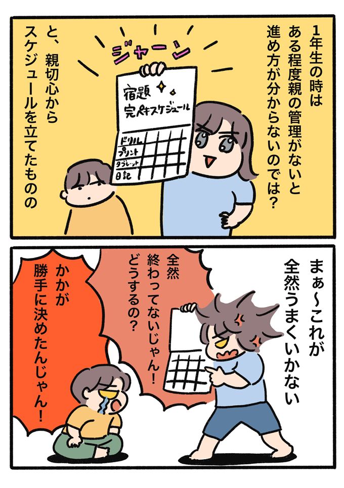 夏休みの宿題にむすこも私も疲弊。あれから2年、今年の夏は…【むすこと私のやんごとなき日常・72】の画像3