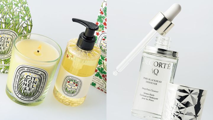 Diptyqueのキャンドルと ハンド＆ボディ ウォッシュジェル