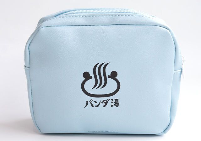 宝島パンダ銭湯ポーチ背面ロゴ