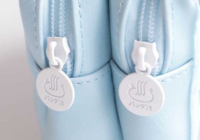 宝島パンダ銭湯ポーチ引手ロゴ