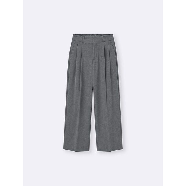 GUのタックワイドパンツ