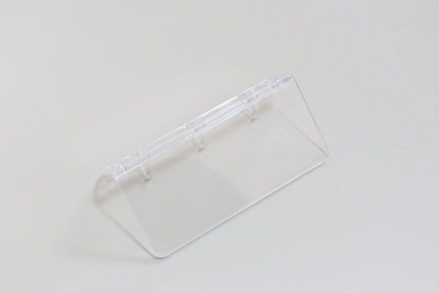 セリアクリアウォールラックフック付き