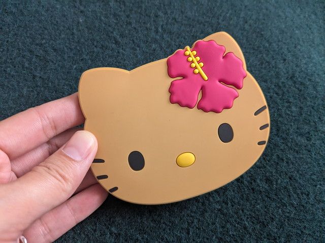 ハローキティ フェイス型ミラー 表面