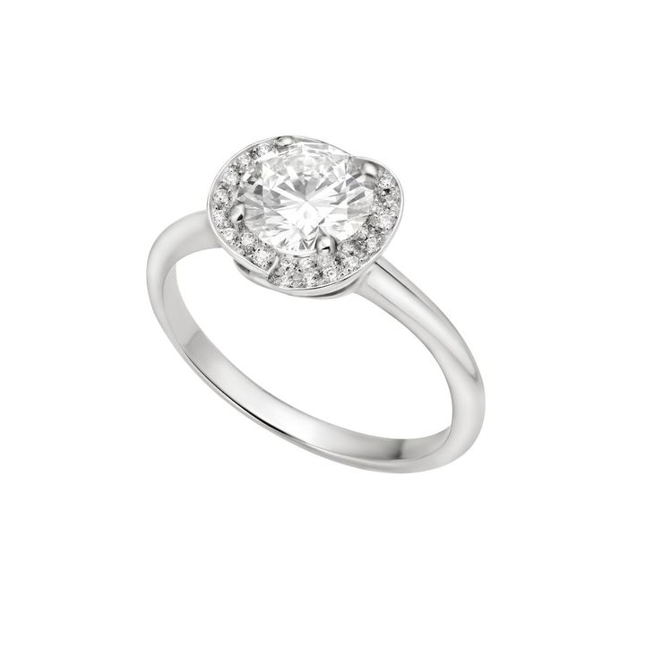 「インコントロ ダモーレ」 リング（PT×ダイヤモンド0.18ct〜）￥379,500〜