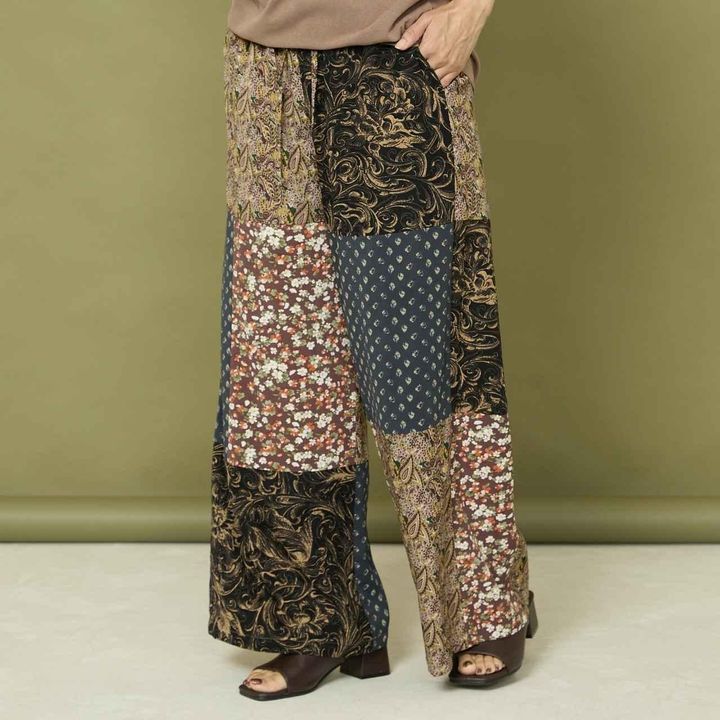 画像: 「パッチワーク イージーパンツ」￥9,625 出典：フリーダ