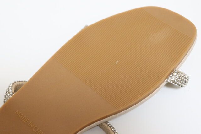 ダイソー サンダル（合皮・フラット・ストーン） 靴底