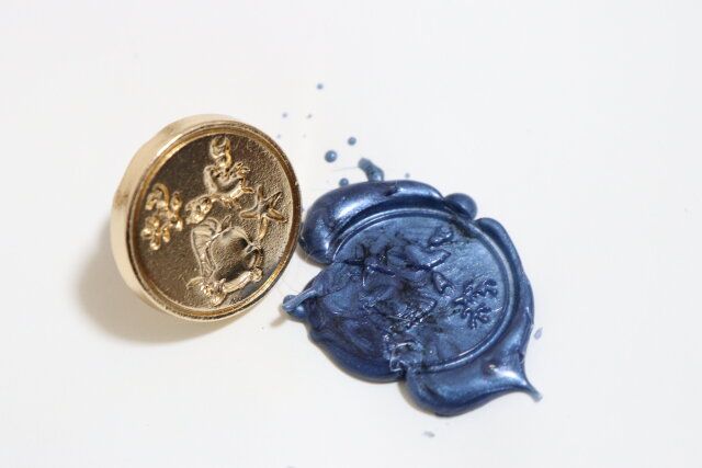 スタンプヘッド シーリングスタンプ用（リトル・マーメイド） 使用例