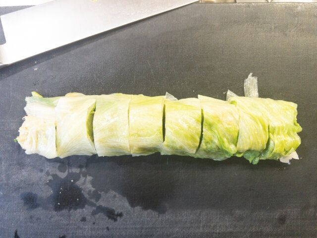 6〜8等分くらいにカットする。