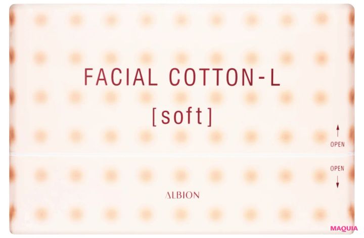 マキア 毛穴 皮脂 スキンケア コットン アルビオン フェイシャルコットン L